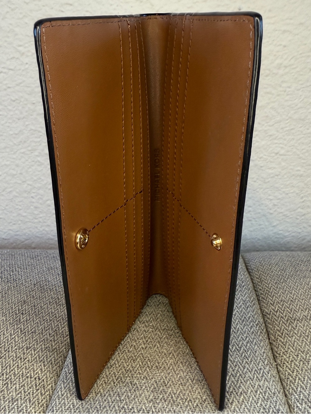 Michael Kors Brown Crocodile Embossed Wallet - Picture 13 of 15
